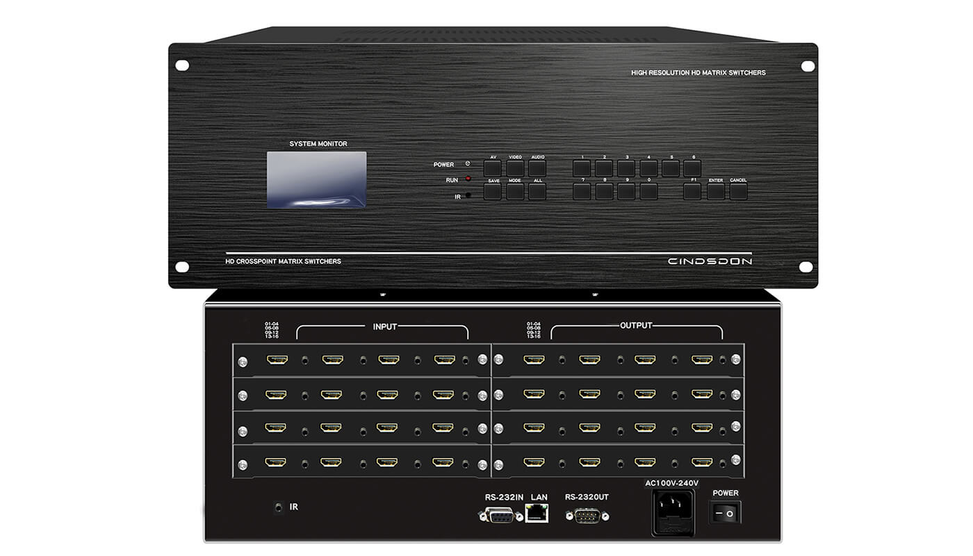 WF-MX1616 16进16出无缝高清混合矩阵