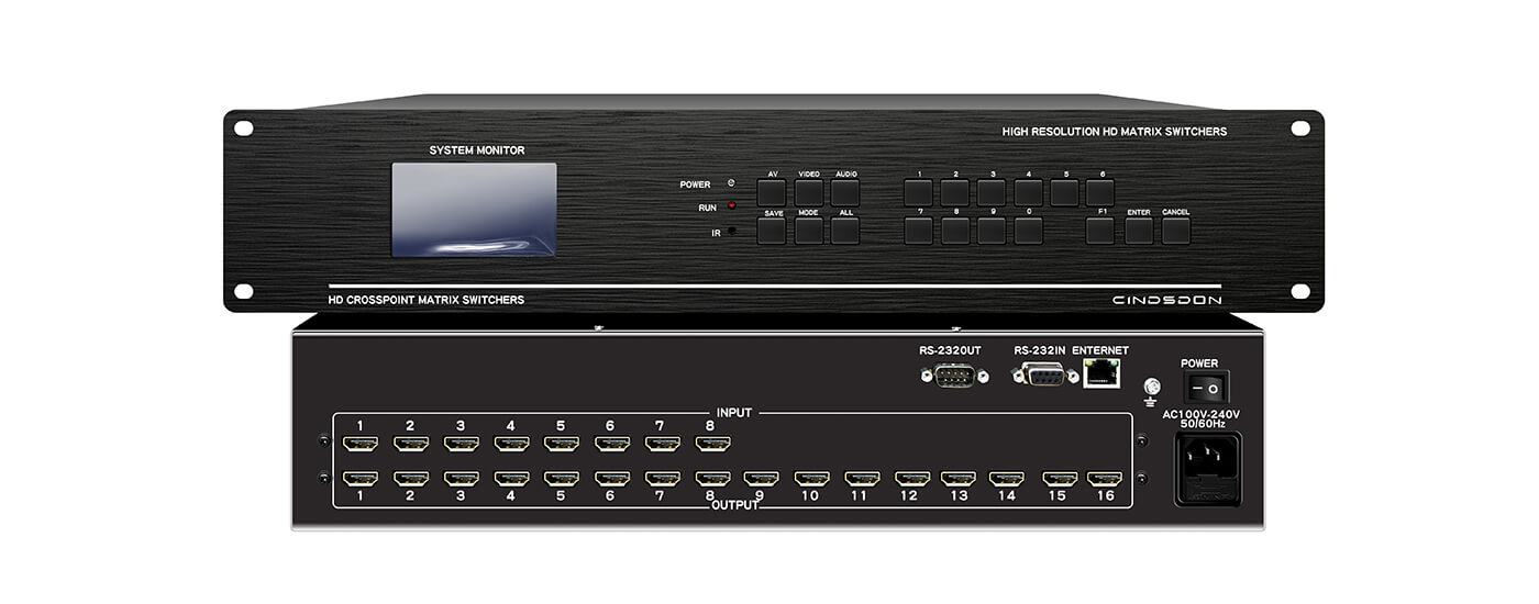 HDMI0816 8进16出HDMI矩阵