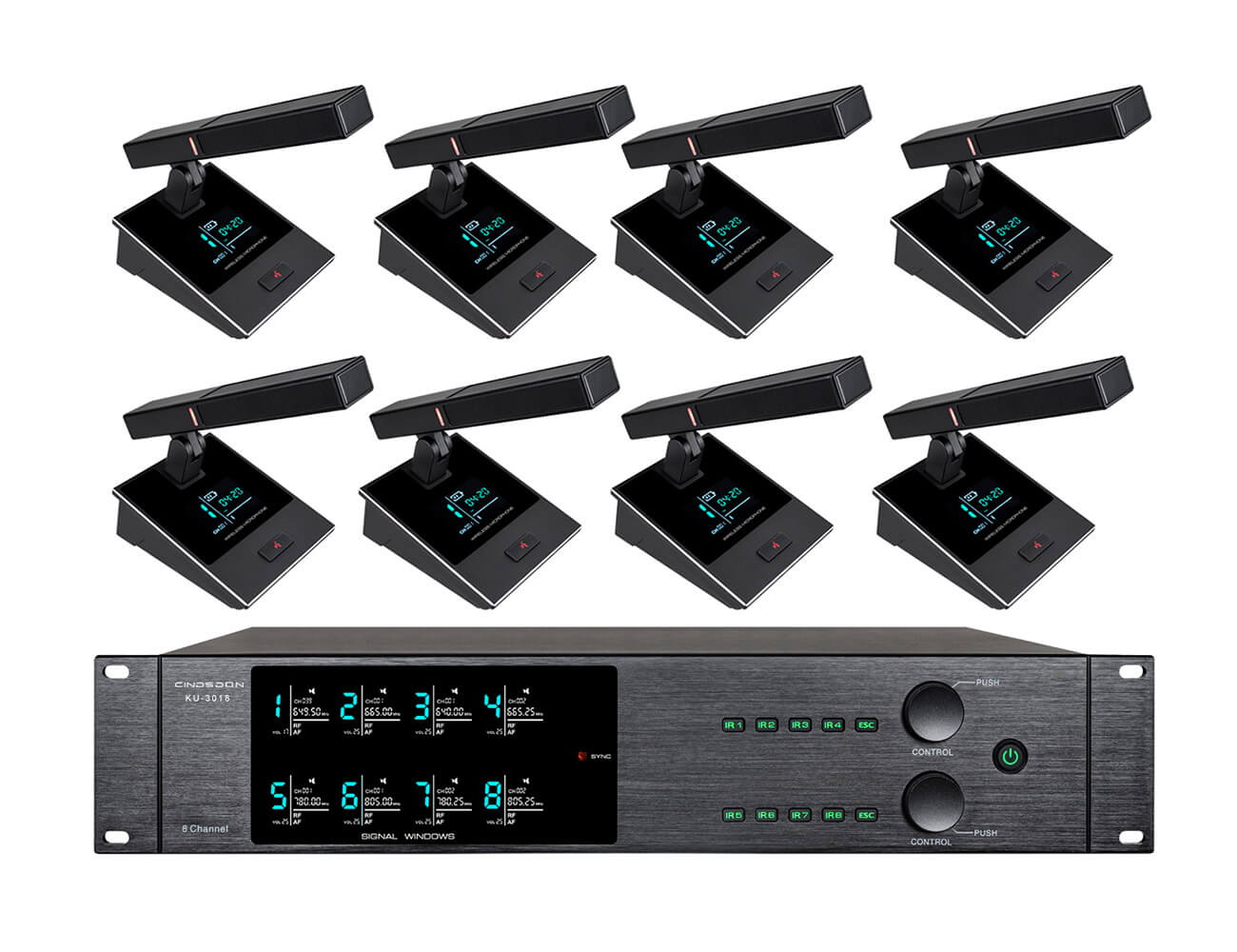 KU-3018+T4K6 方杆会议麦克风