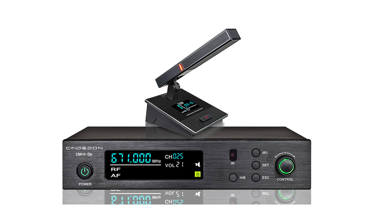 UWH-D6+T4K6 方杆会议麦克风