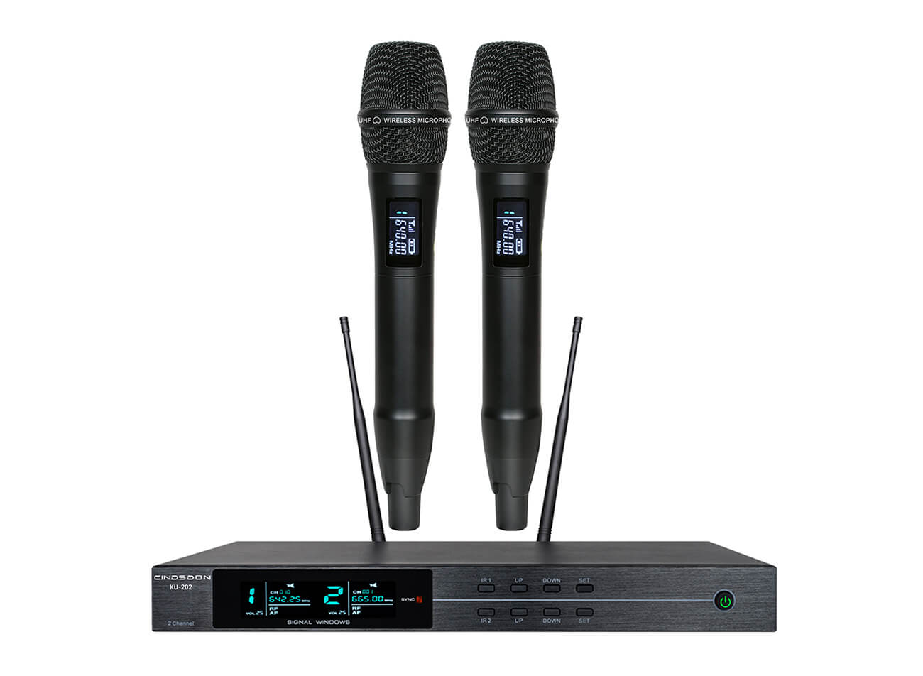 KU-202 双通道无线麦克风