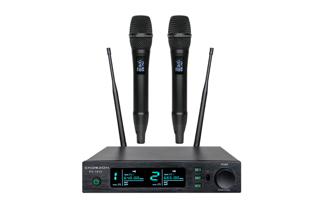 KU-1012 双通道无线麦克风