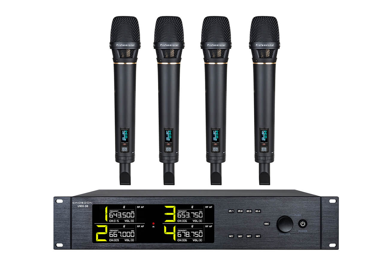UWH-D8 四调谐真分集麦克风